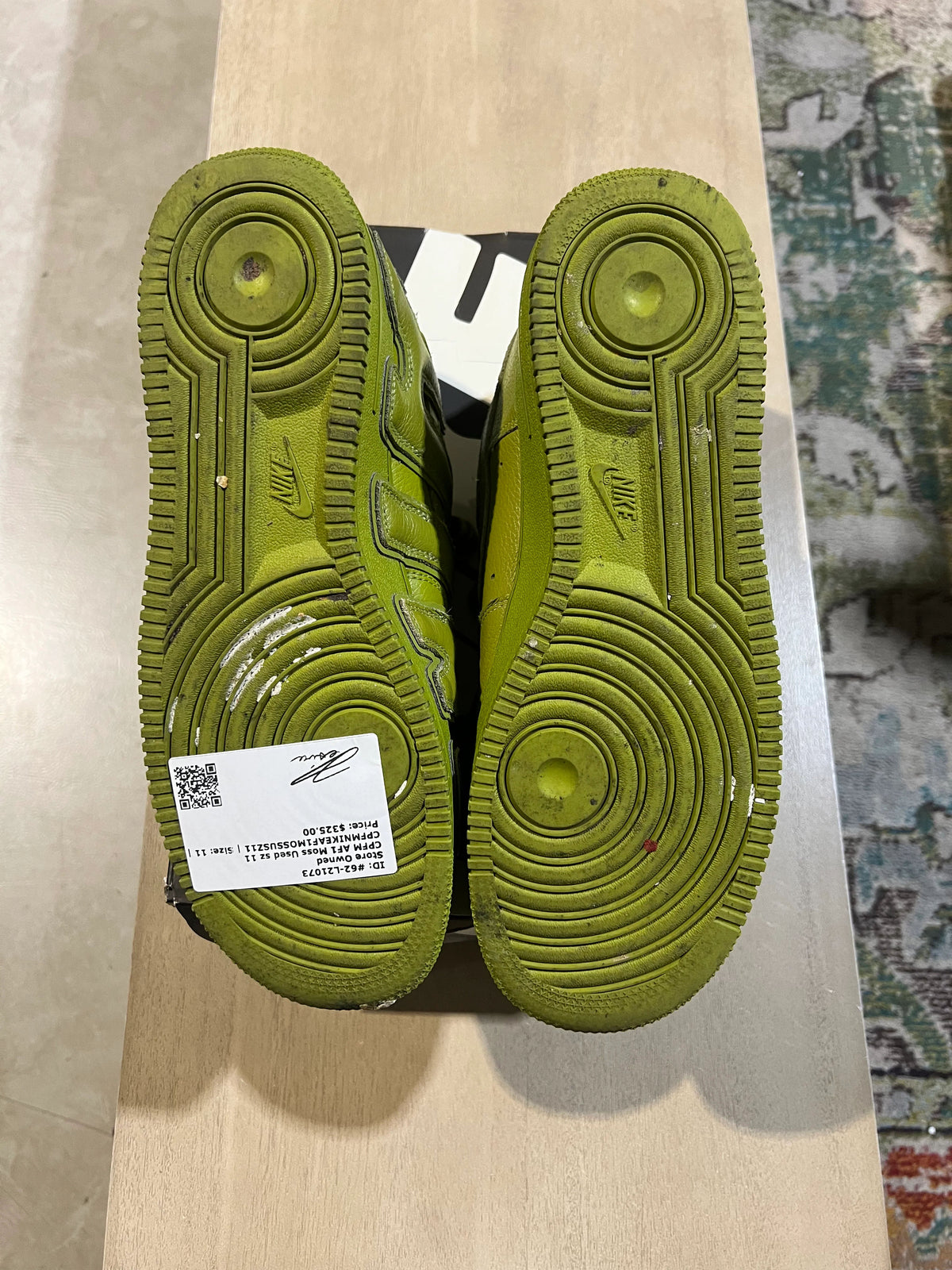 Nike Air Force 1 Low Cactus Plant Flea Market Moss - Pre-Owned