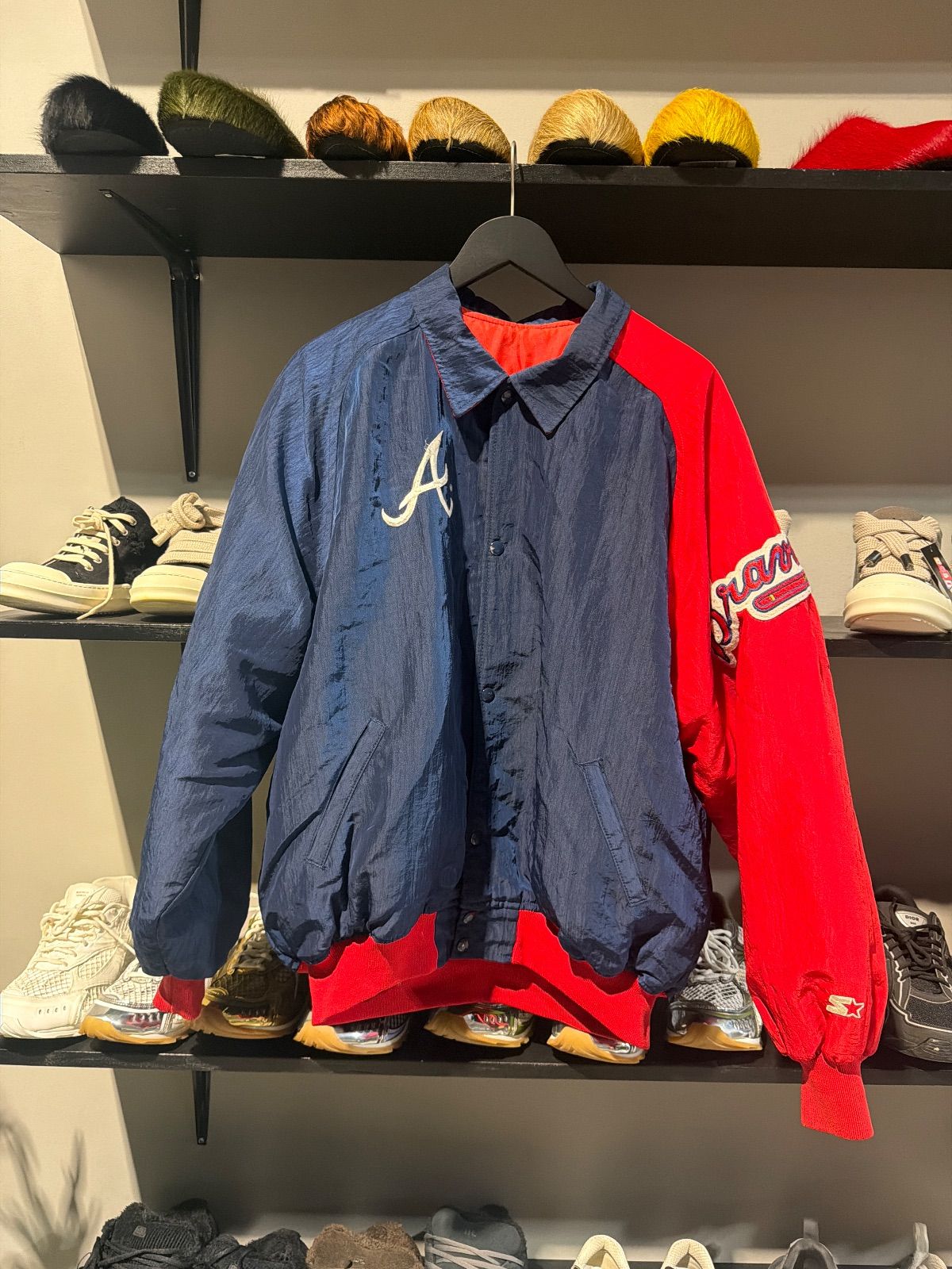Vintage Braves Coaches Jacket - Vintage