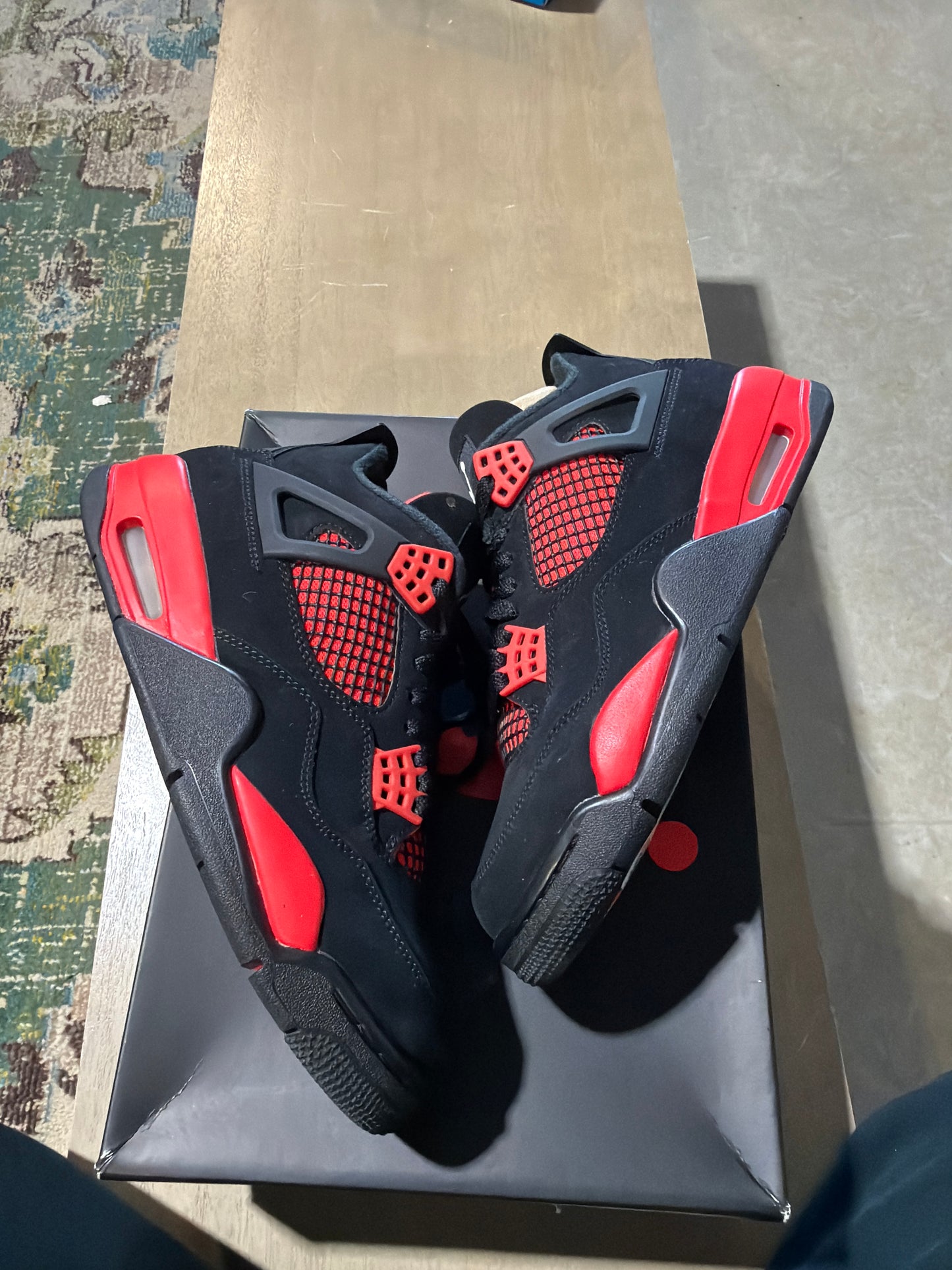 Jordan 4 Red Thunder Used Sz 7.5