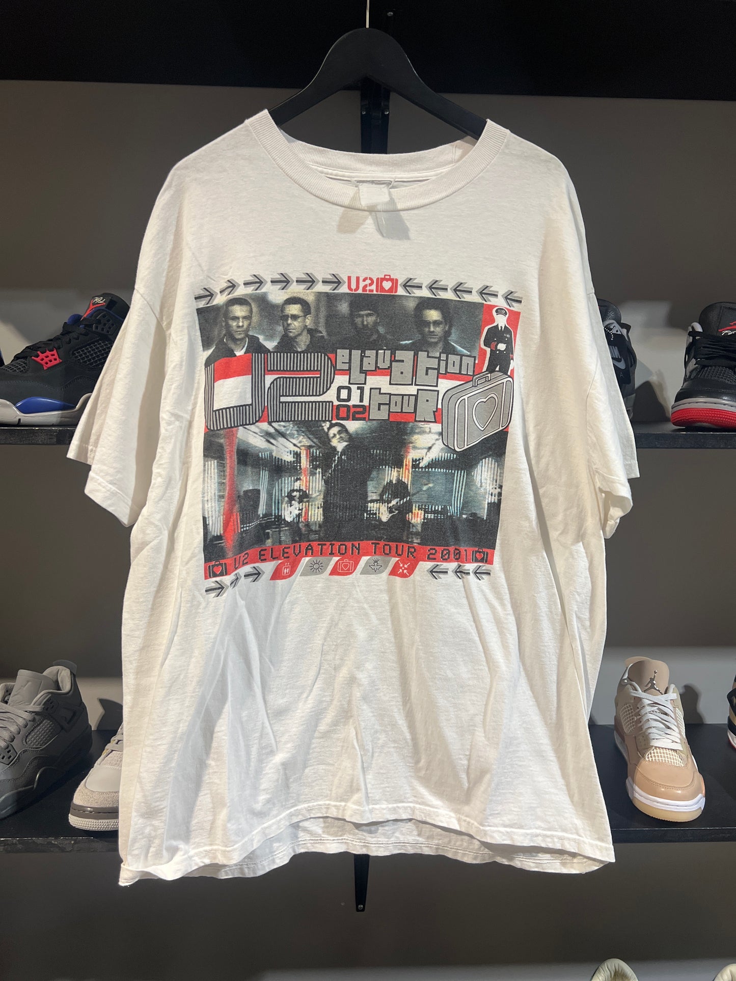 Vintage U2 tour tee 2001