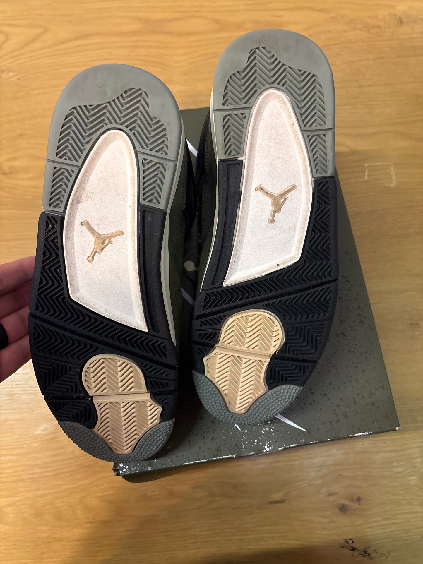 Jordan 4 Olive Craft Used Sz 10.5