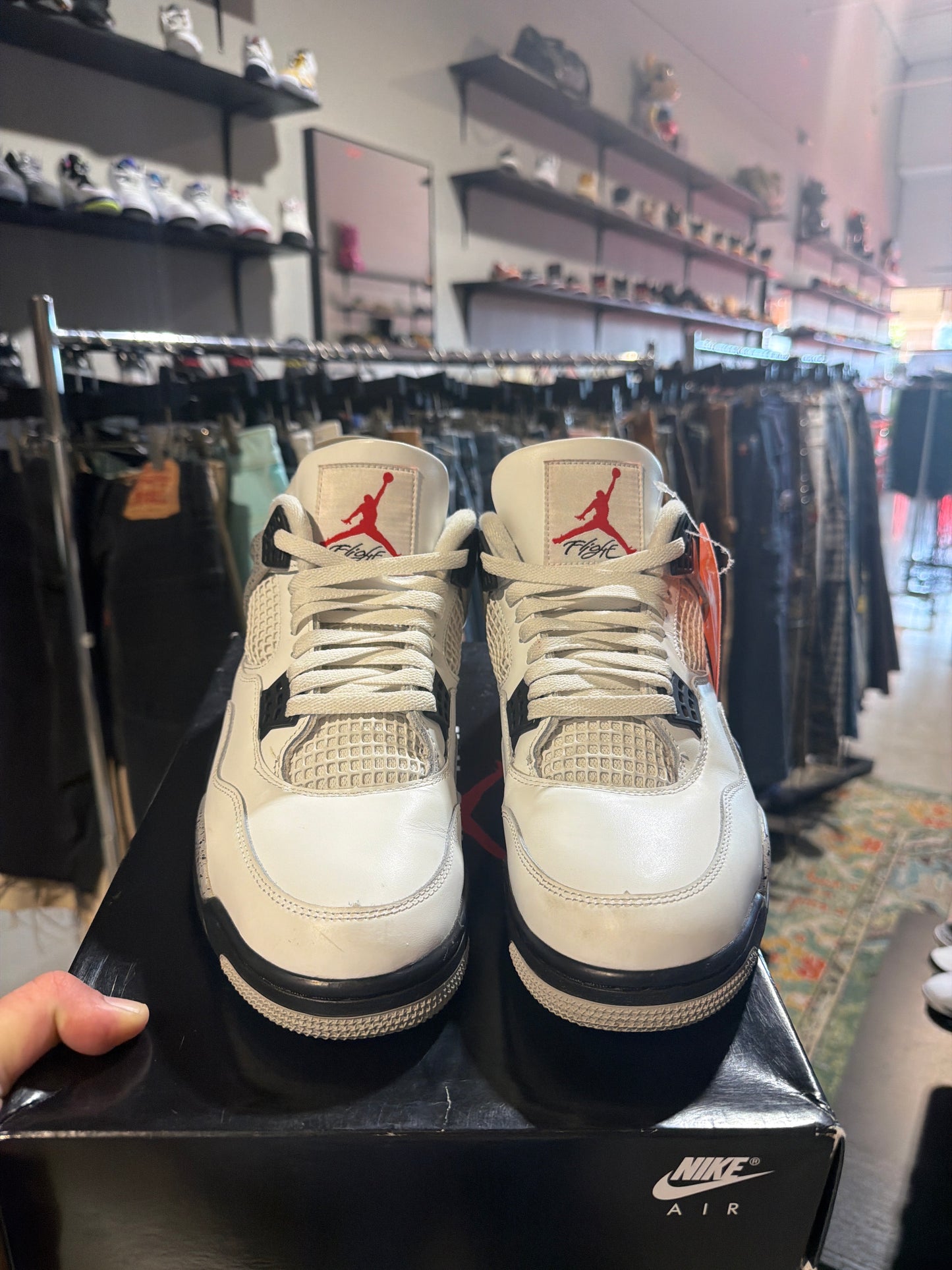 Jordan 4 White Cement Used Sz 11