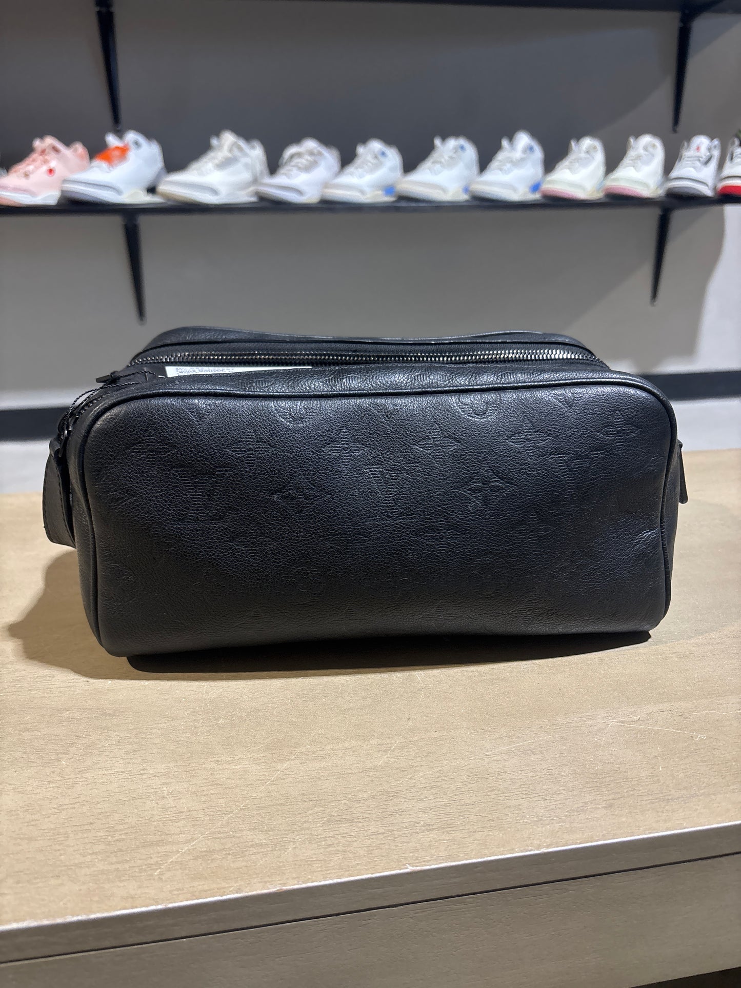Louis Vuitton Dopp Kit Monogram Bag Black