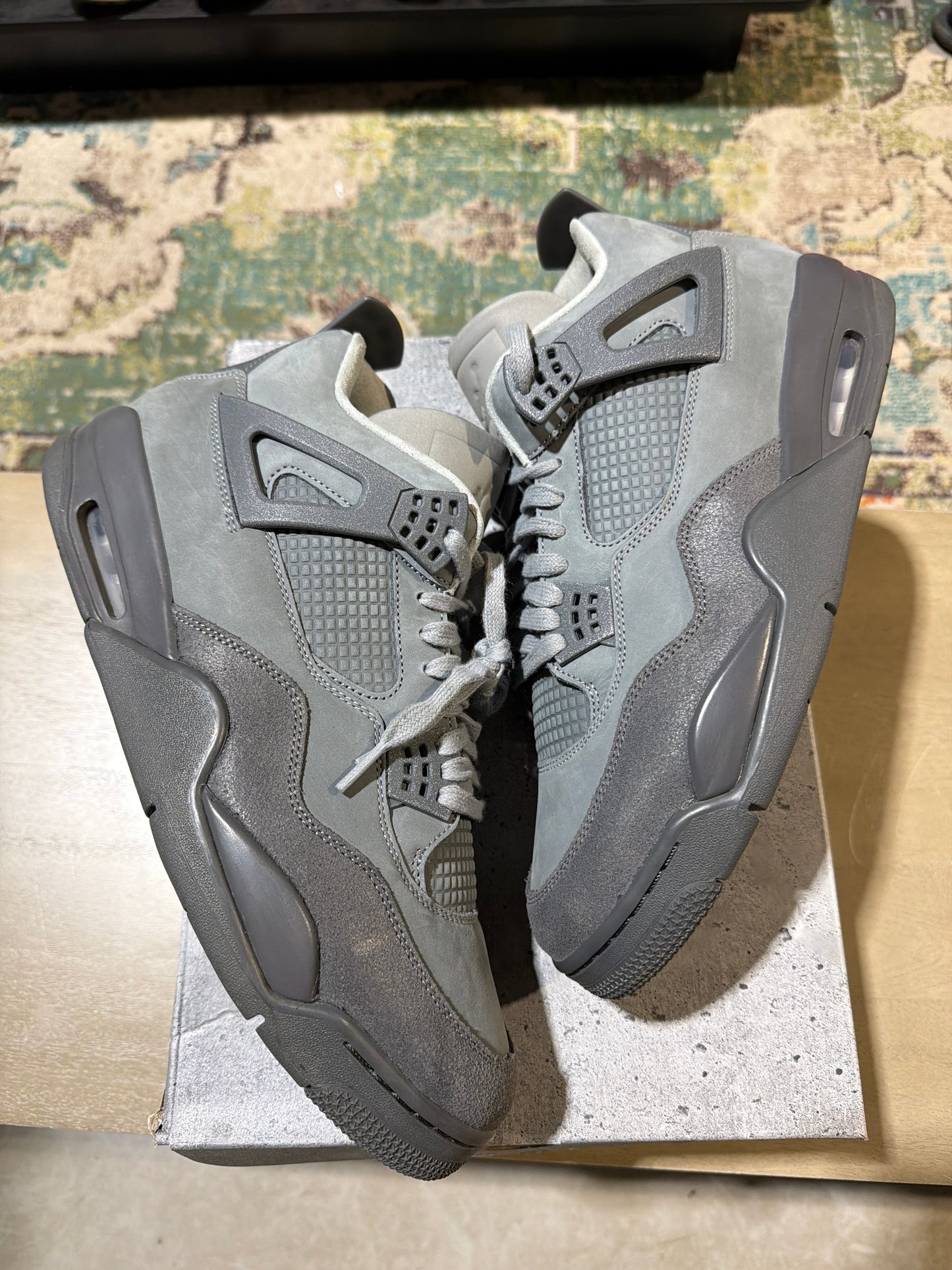 JORDAN 4 SE WET CEMENT USED SZ 13