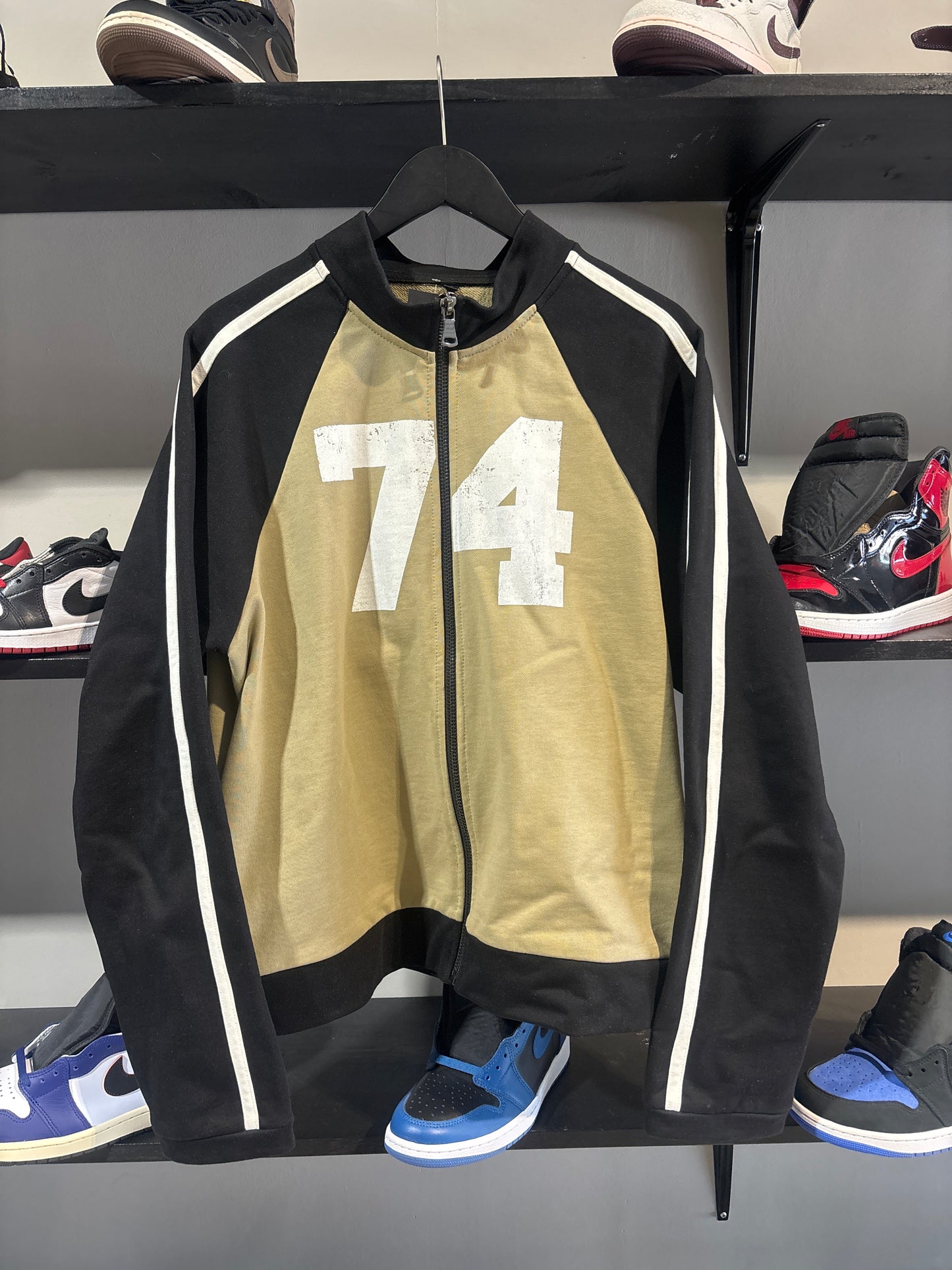 74 Is War Olive/Black Track Jacket