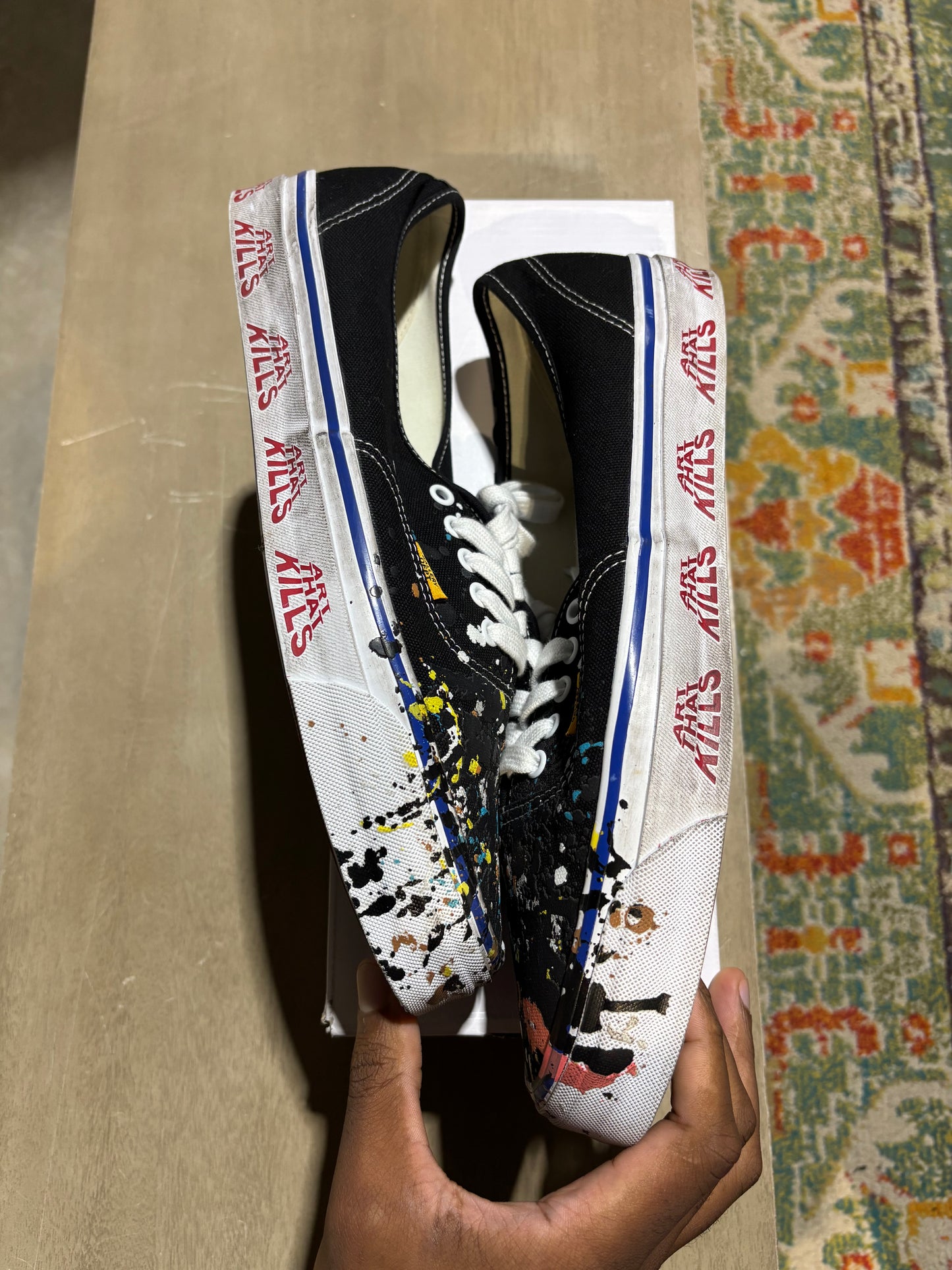 Vans Gallery Dept Authentics Used Sz 13