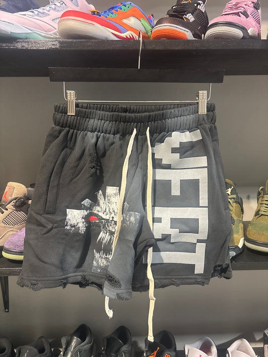 Vertabrae Skull Shorts
