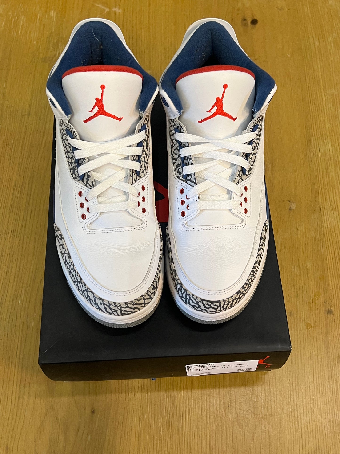 Air Jordan 3 Retro OG True Blue 2016 Used