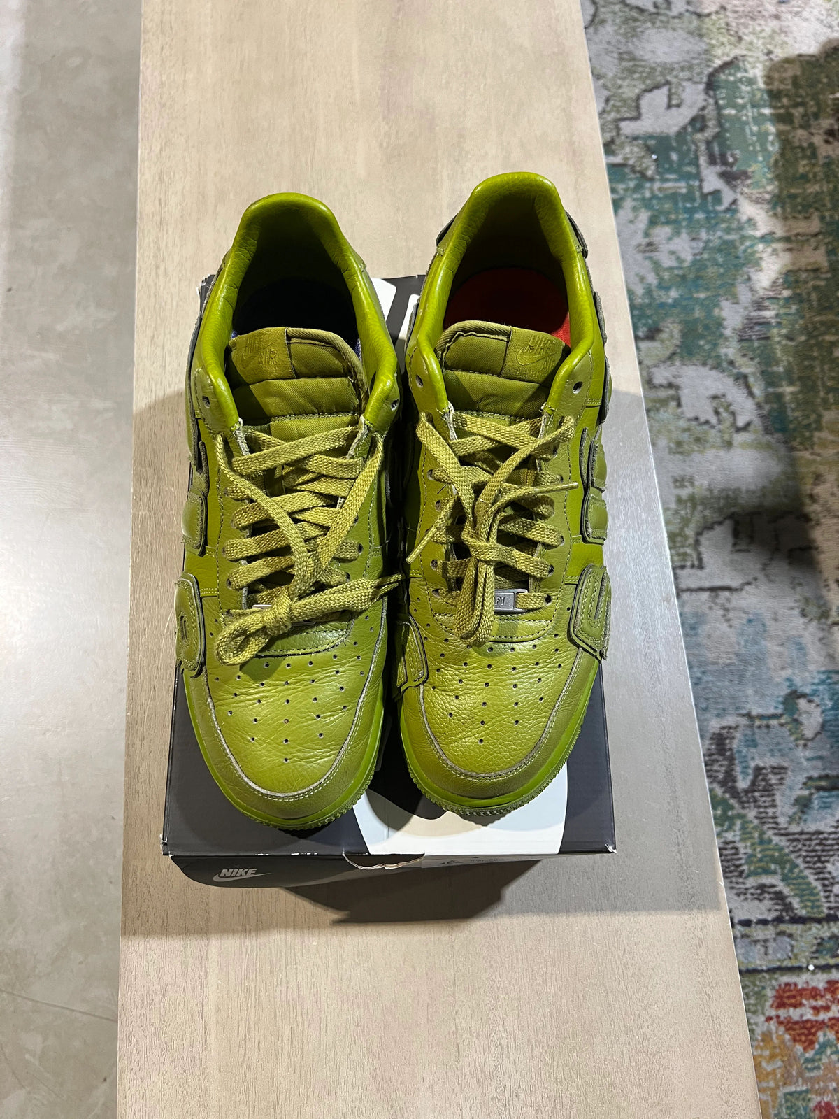 Nike Air Force 1 Low Cactus Plant Flea Market Moss - Pre-Owned