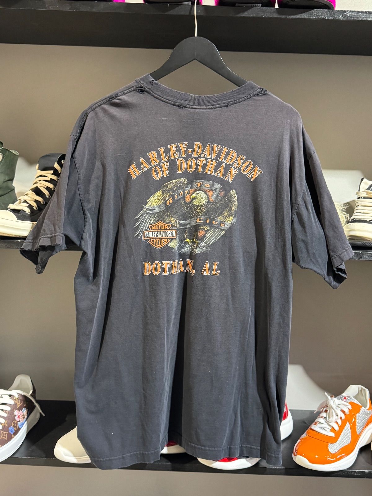 Vintage Harley Dothan Tee Black - Vintage