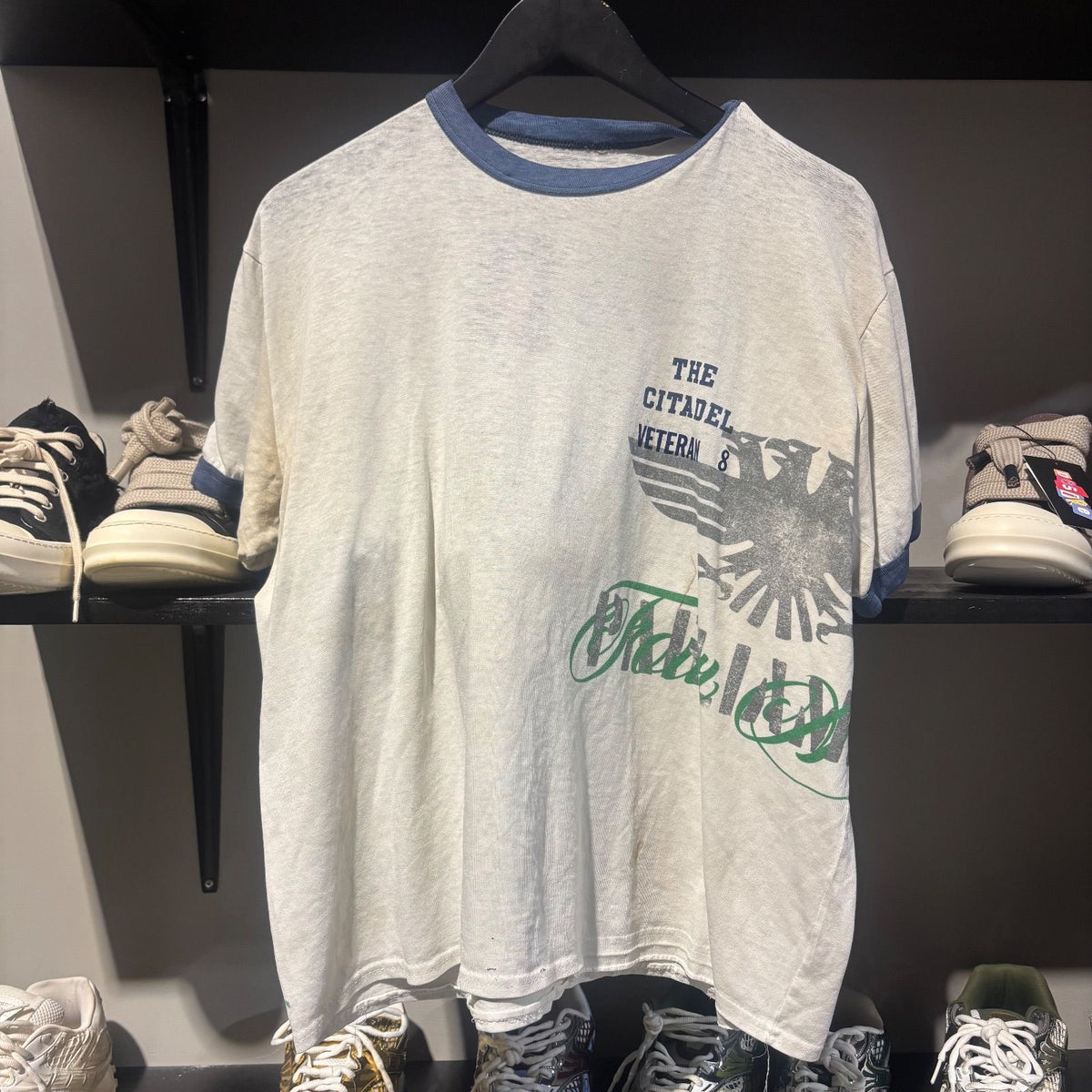 4AM Vintage Ringer Tee Veteran - Vintage