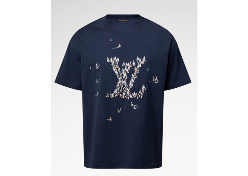 LV Boats Tee Navy