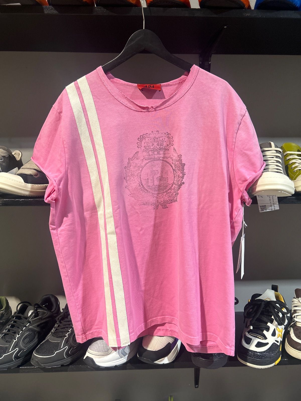 424 Capped Thermal PInk Tee