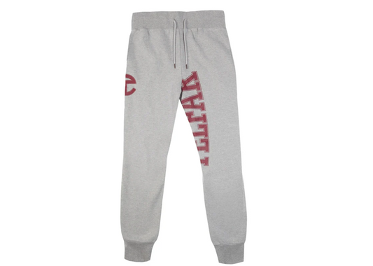 grey/burgundy telfar jogger