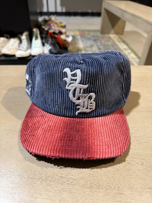 Vertabrae Red And Blue Cord Snapback