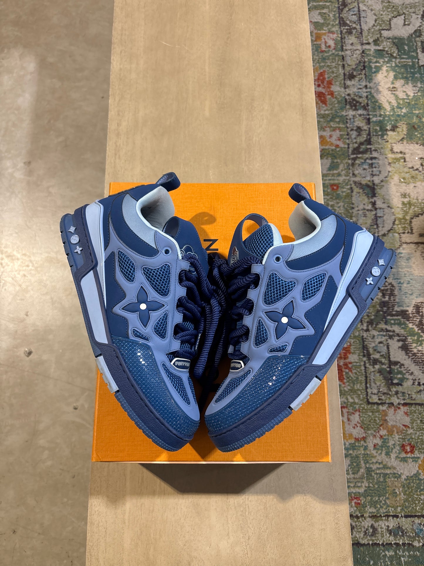 LV Skate Blue/Blue Used Sz 9