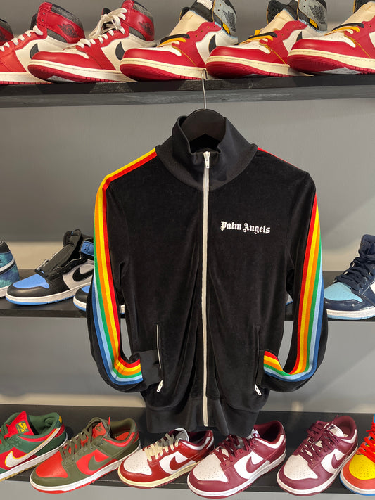 palm angels track jacket Brazil black