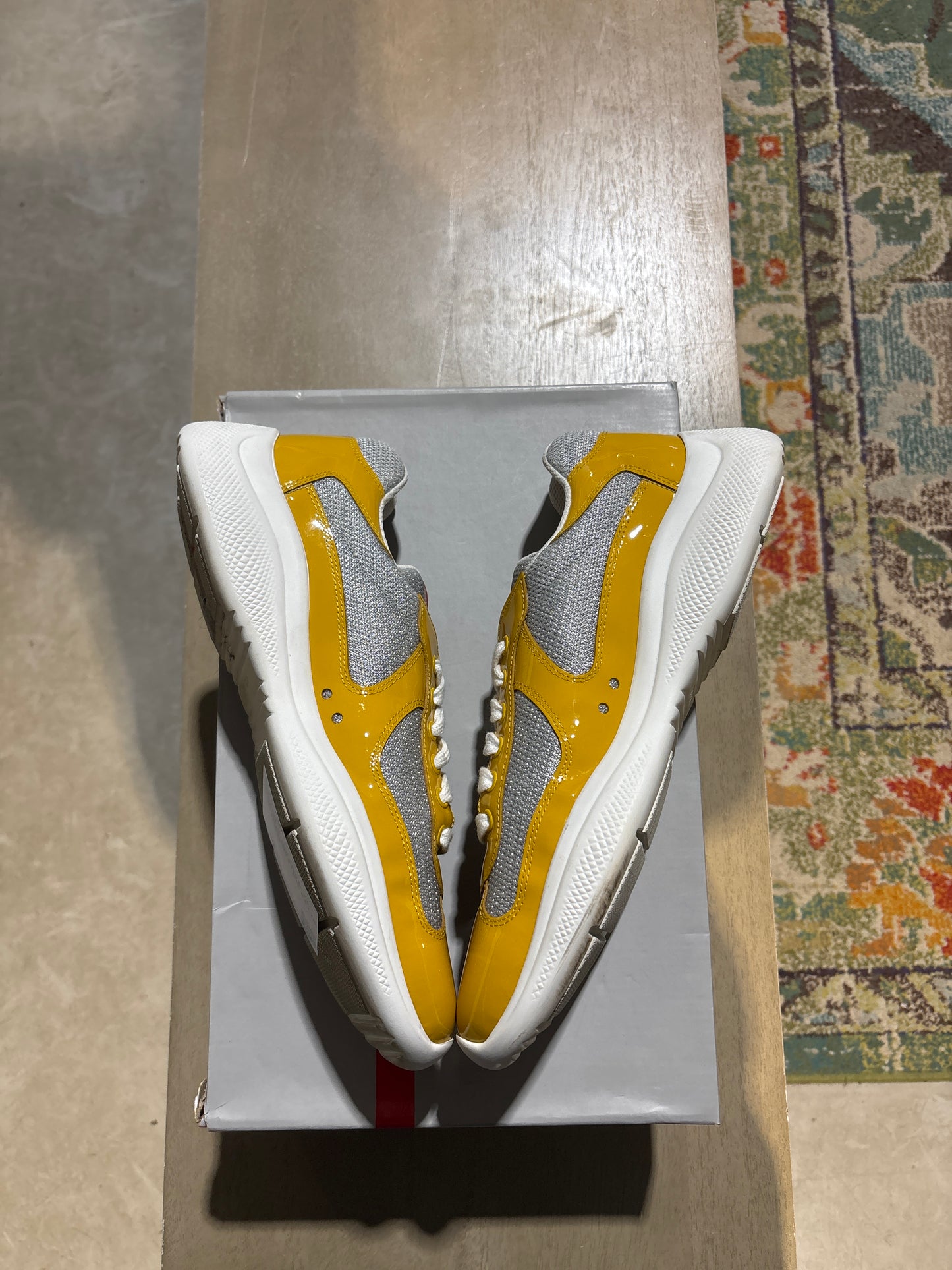 PRADA CUP YELLOW USED SZ 9.5