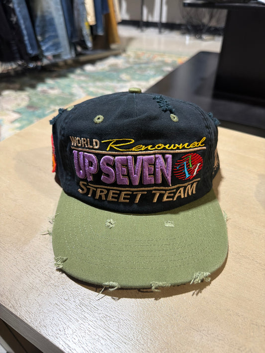 Up7 Skate Snapback Black/Olive