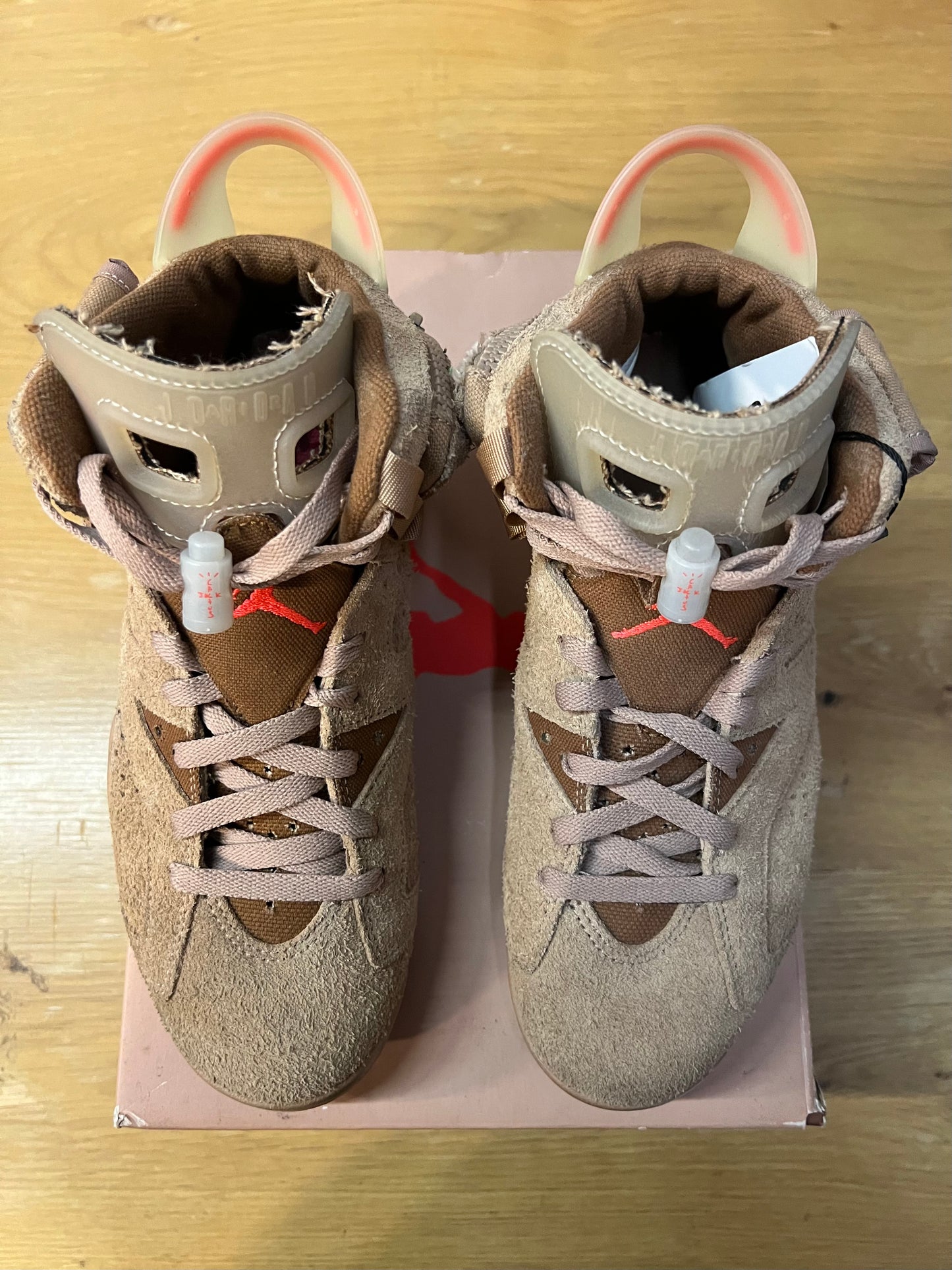 Travis Scott x Air Jordan 6 British Khaki used Sz7