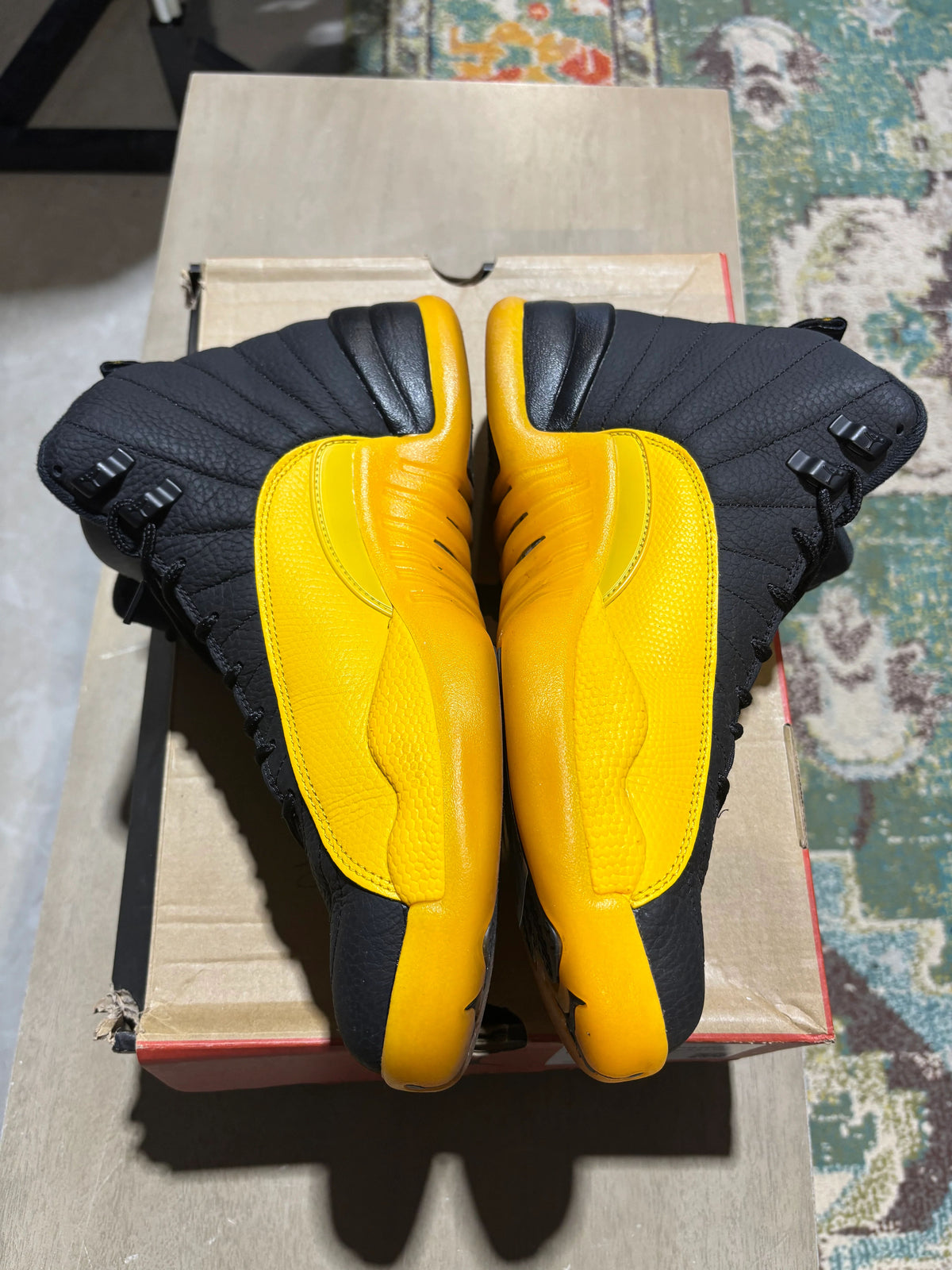 Jordan 12 Retro Black University Gold - Pre-Owned