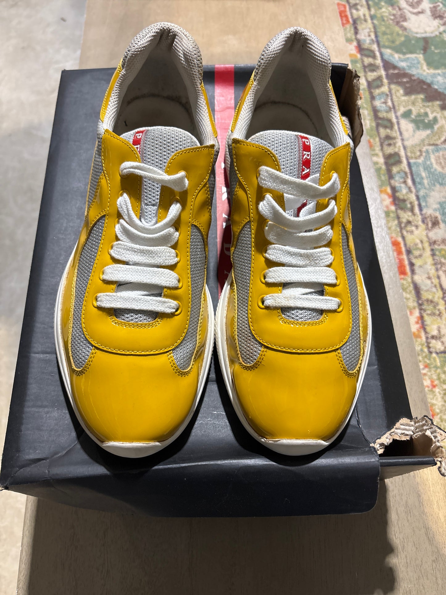 Prada Cup Yellow Used Sz 10.5
