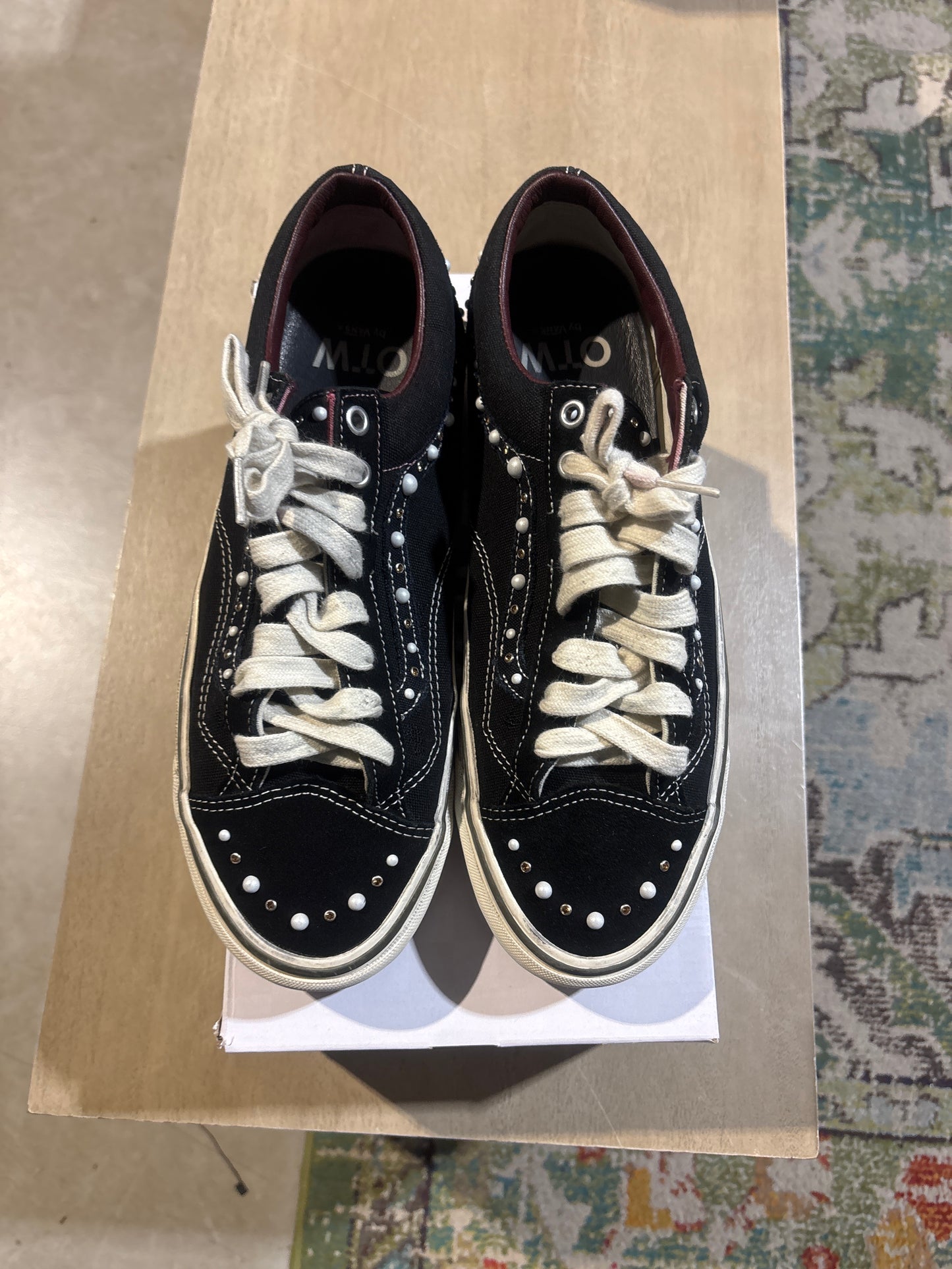 Vans Pearlized Black Used Sz 11.5