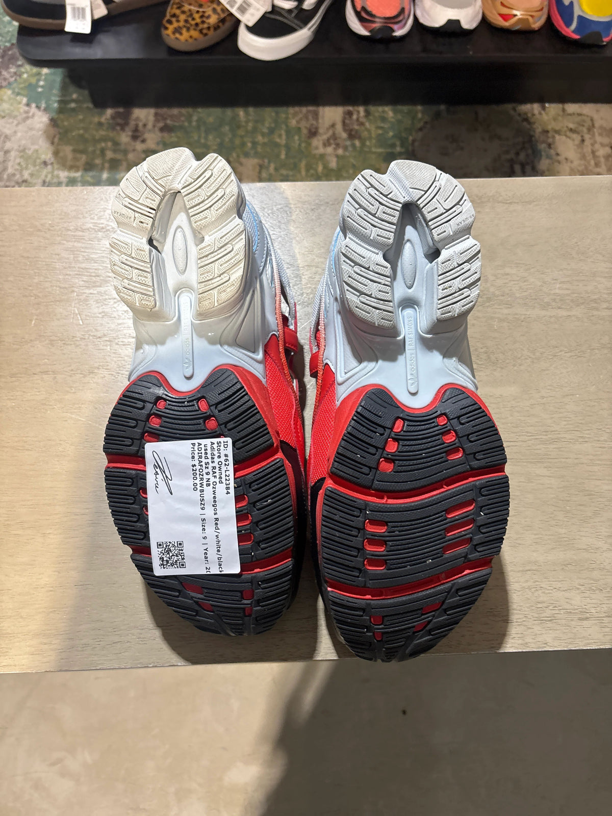 adidas Replicant Ozweego Raf Simons Halo Blue Red - Pre-Owned NB