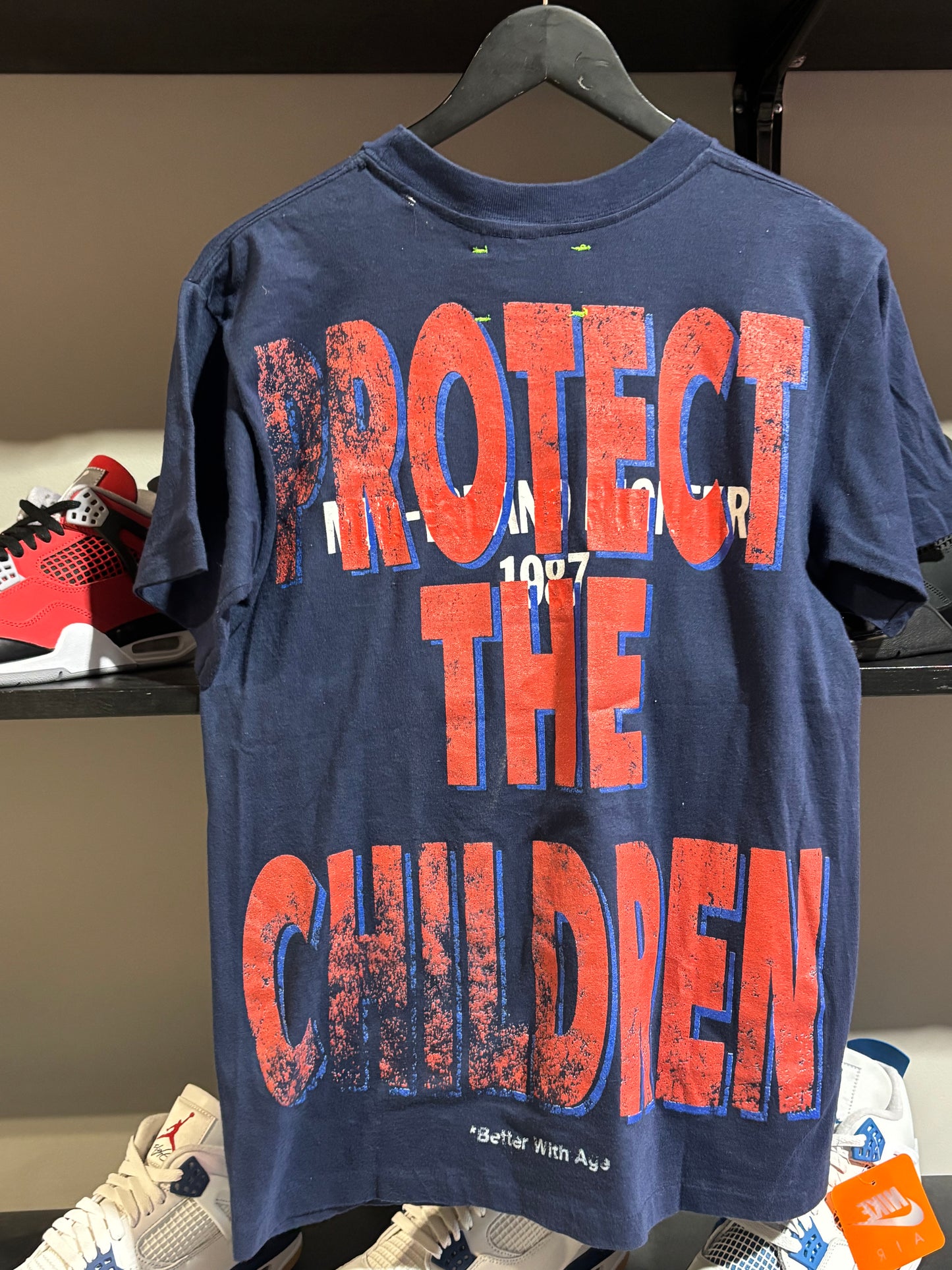 Better with age Protect the children tee