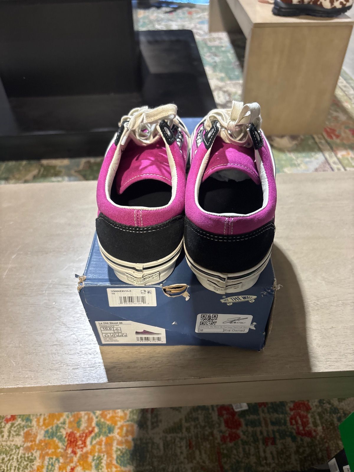 Vans Otw Old Skool 36 Pearlized Pack Pink Black - Pre-Owned