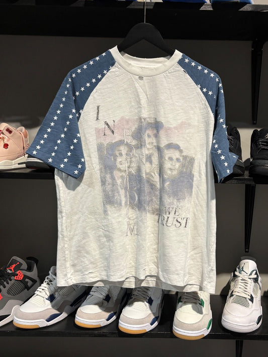 Boredom Kills Star Sleeve Tee White