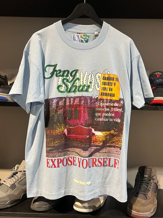 Better With Age Expose Yourself Light Blue Tee