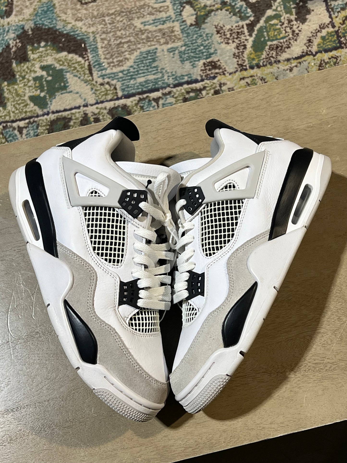 Jordan 4 Military Black Used Sz 9 NB
