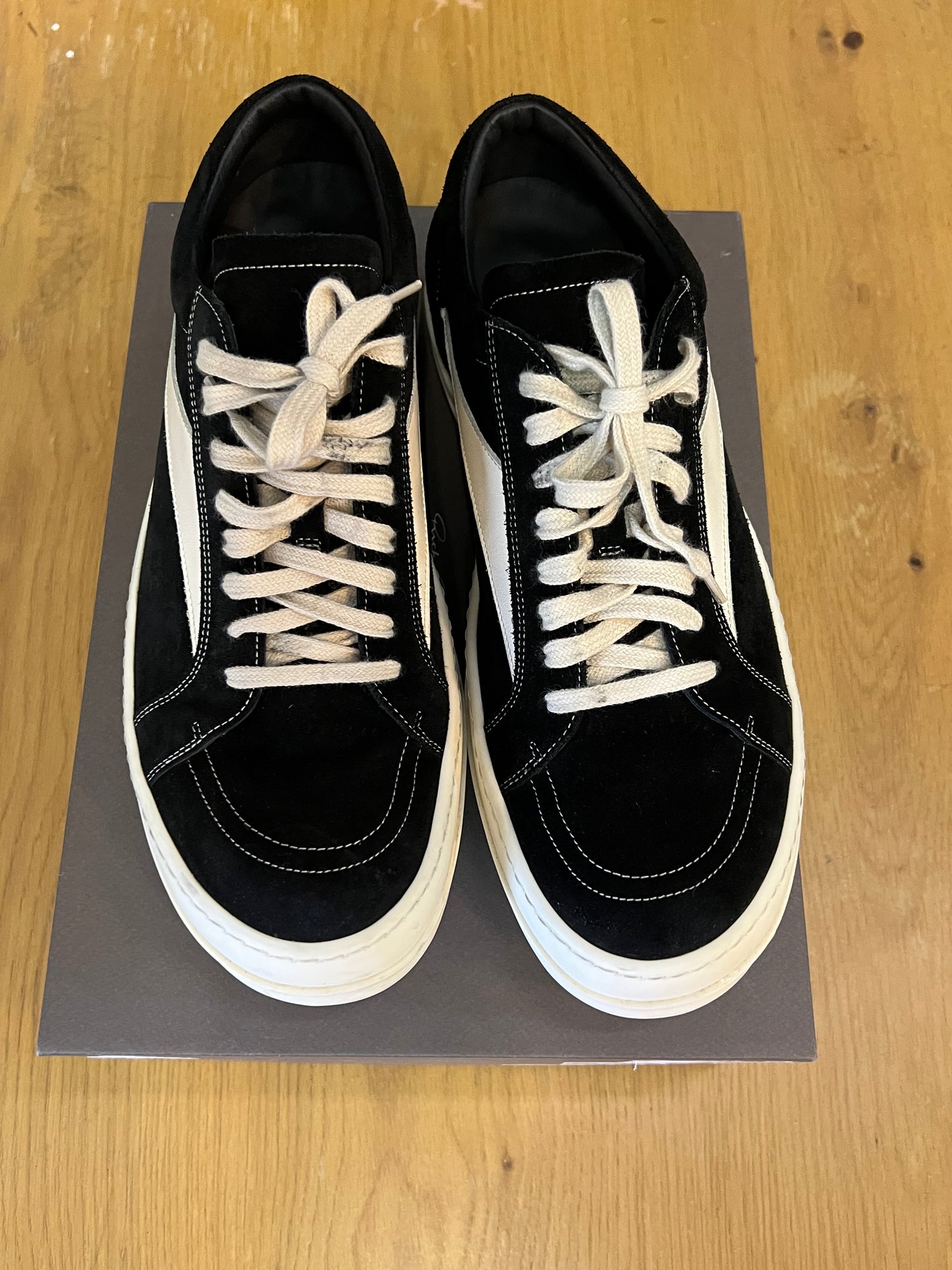 Rick Owens Luxor Vintage Low Milk Black