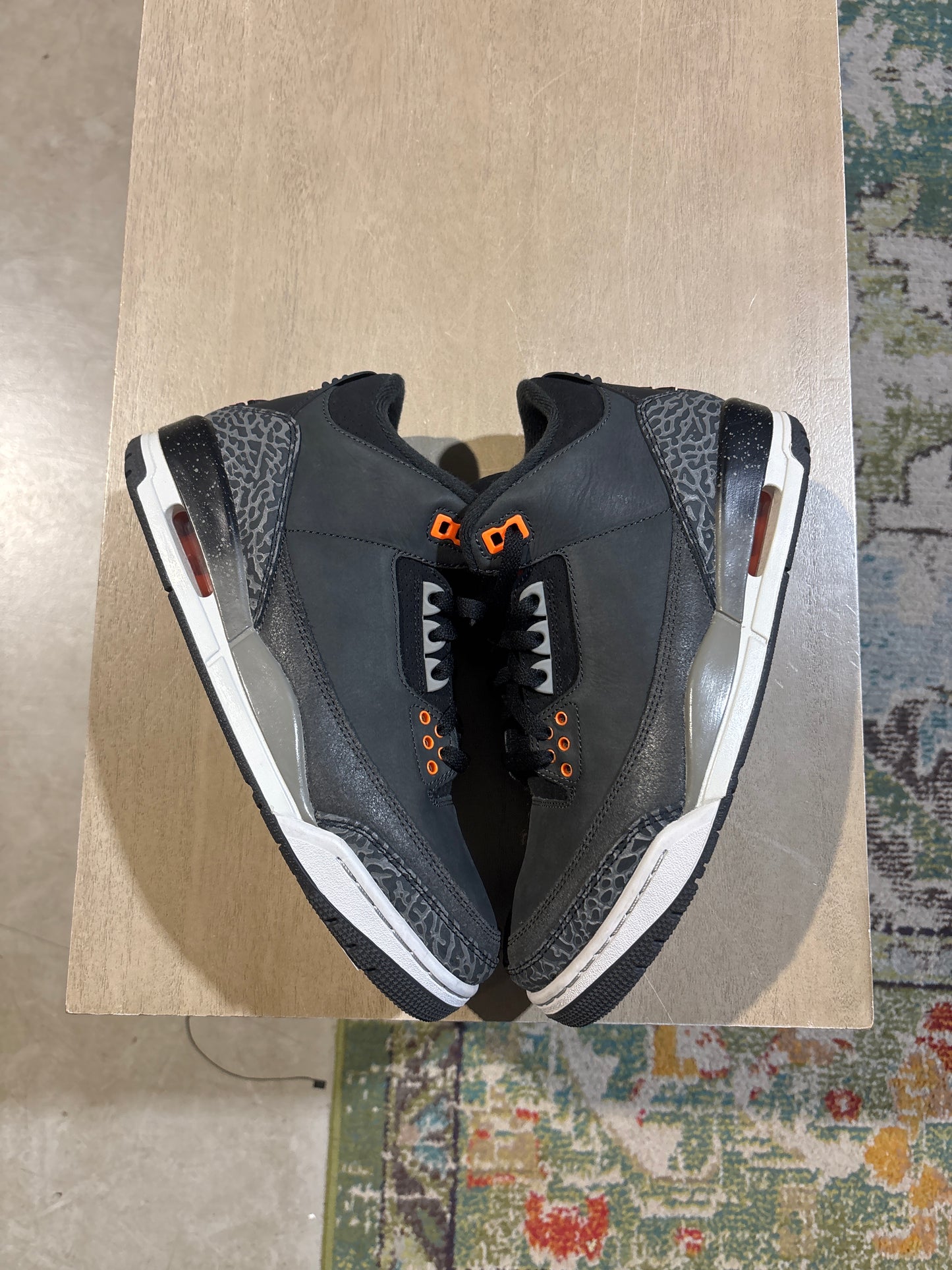 Jordan 3 Fear Used Sz 8.5 NB