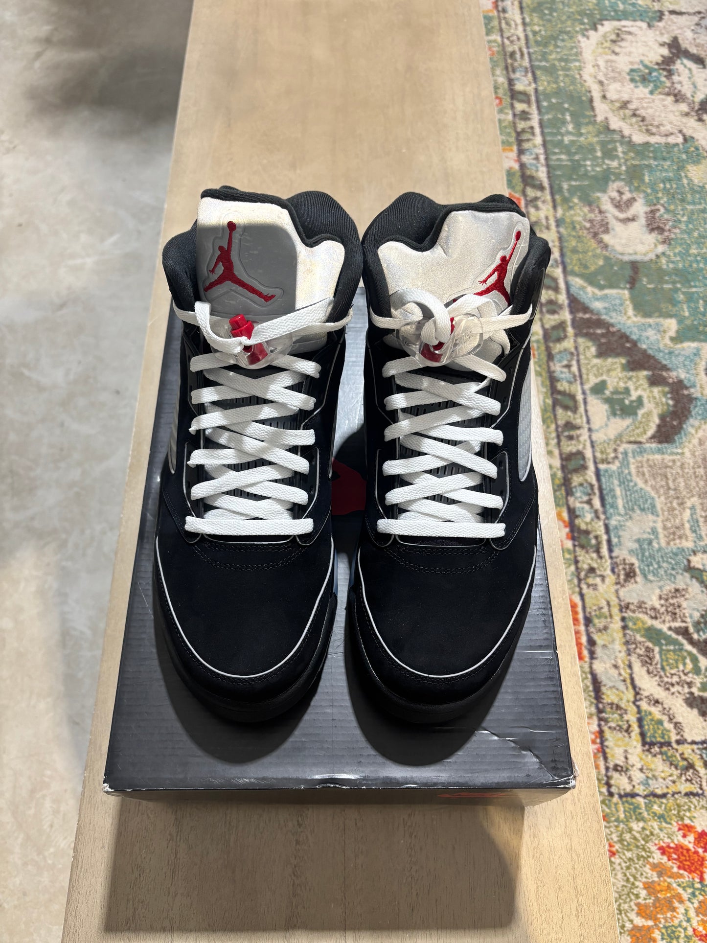 Air Jordan 5 metallic used sz 12