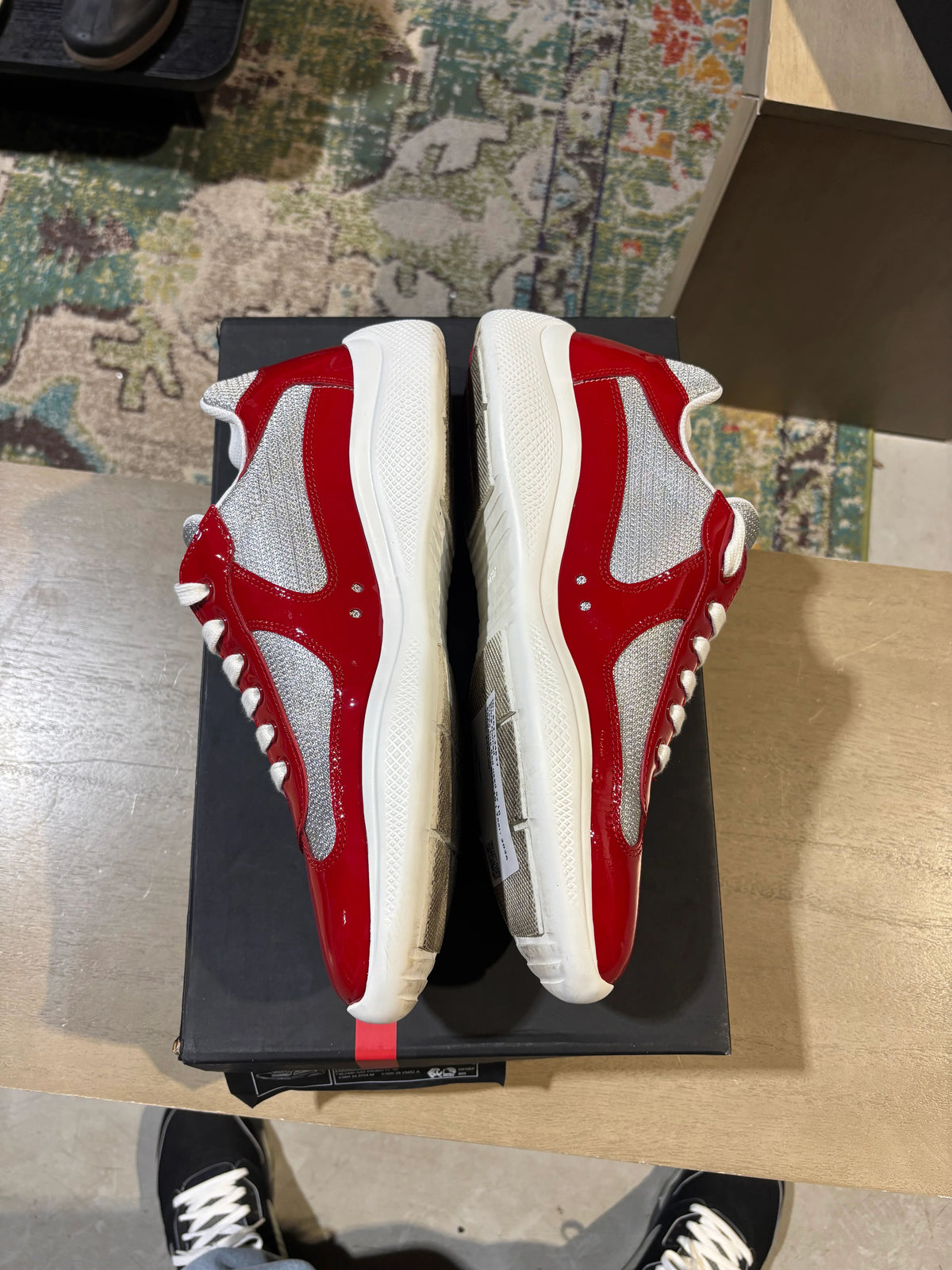 Prada Cup Red Used Sz 10 - Pre-Owned