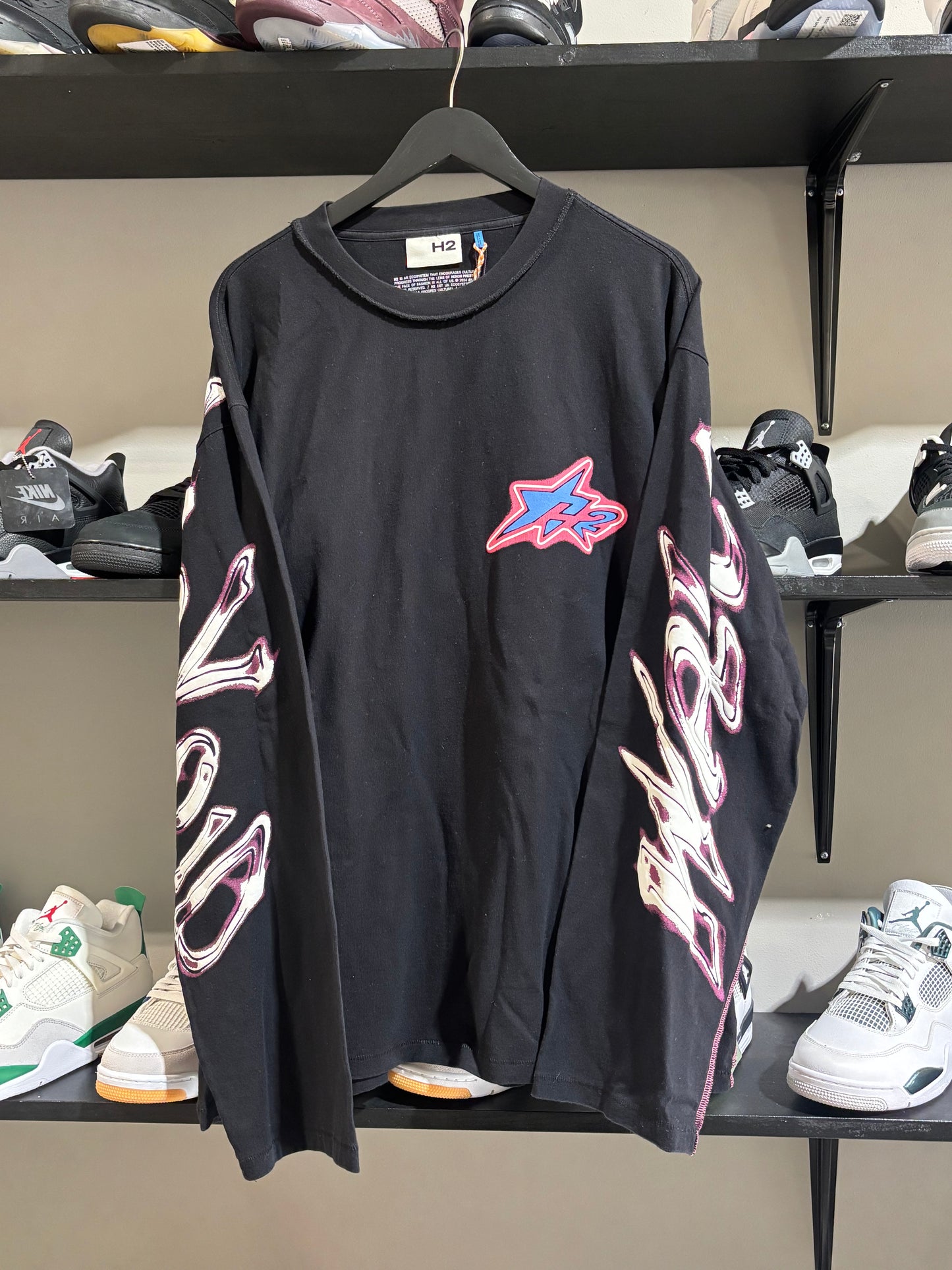 Heron Preston HM Black/Pink Longsleeve