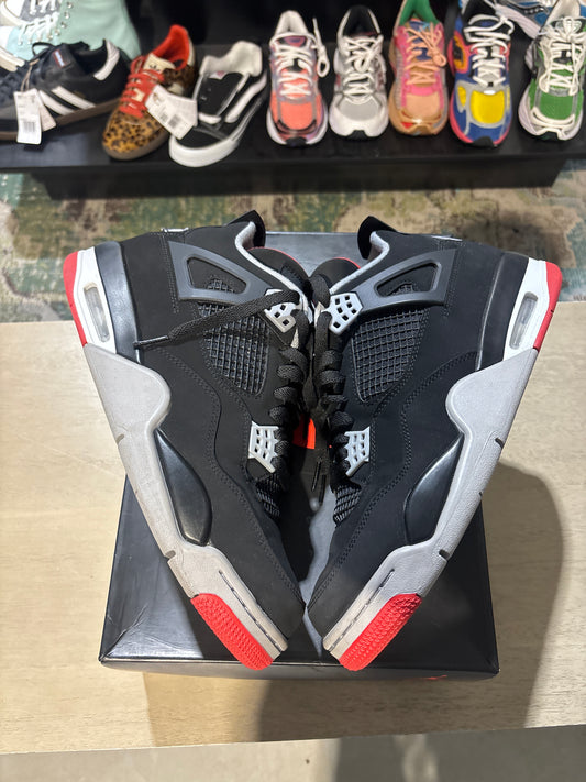 Jordan 4 Bred 2019 Used Sz 10