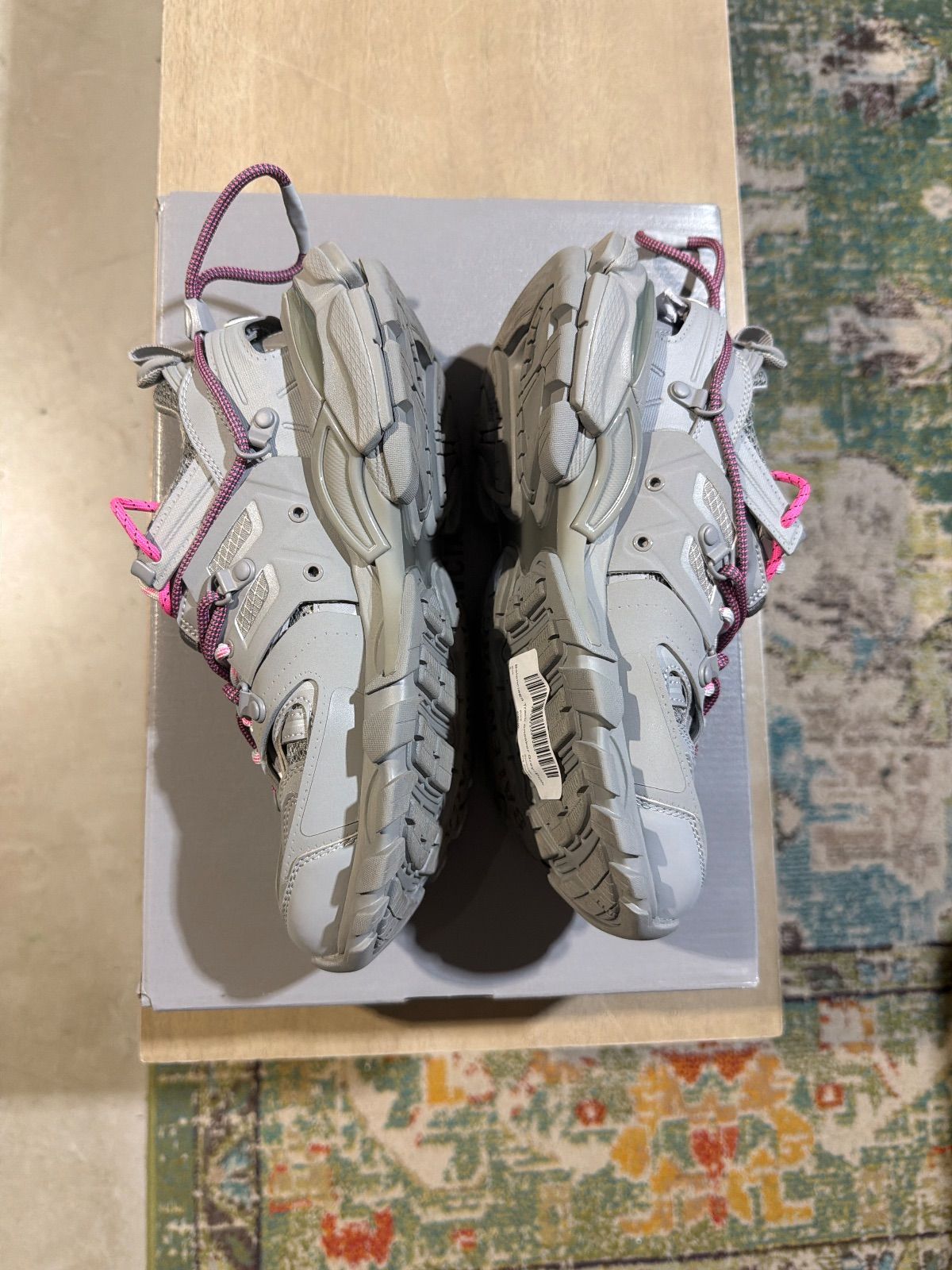Balenciaga Track Sneaker Grey/Pink - Pre-Owned