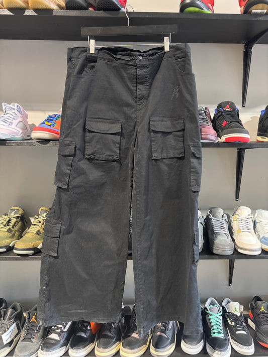 skratch oversized cargo pants black