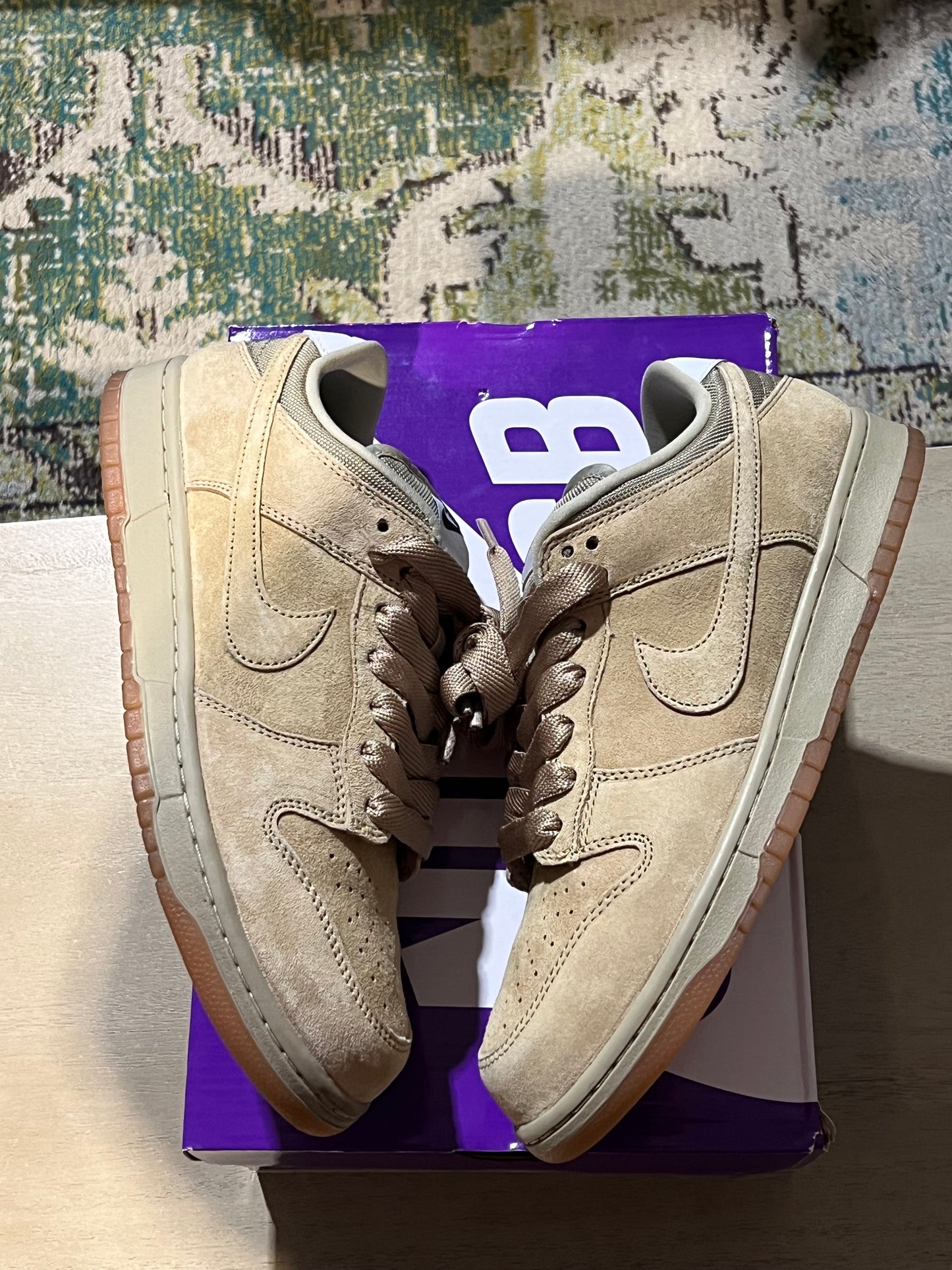 Nike Sb dunk parachute beige used sz 11