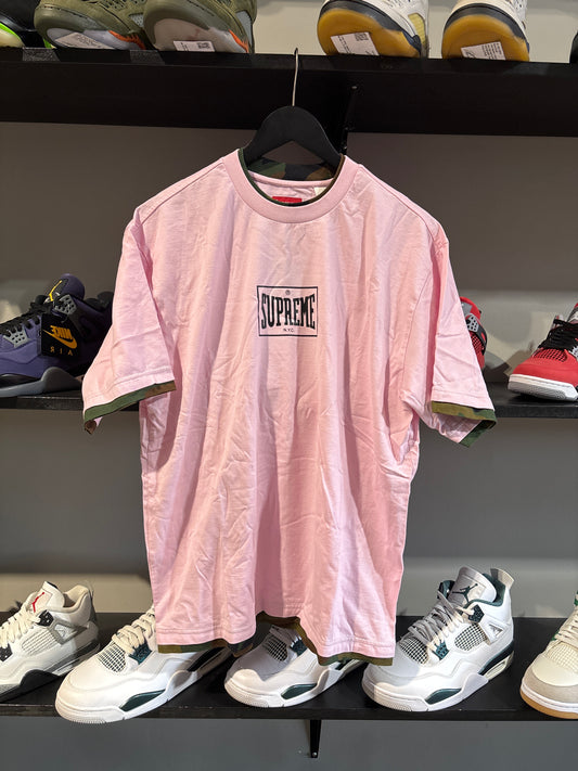 Supreme Pink/Camo Tee