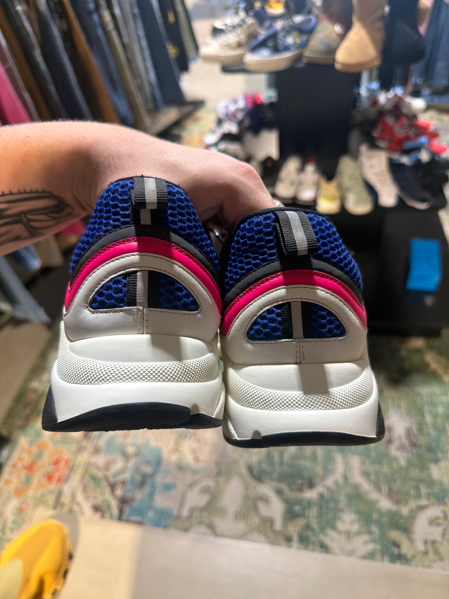 Dior B22 Pink/Blue Used Sz 10 NB