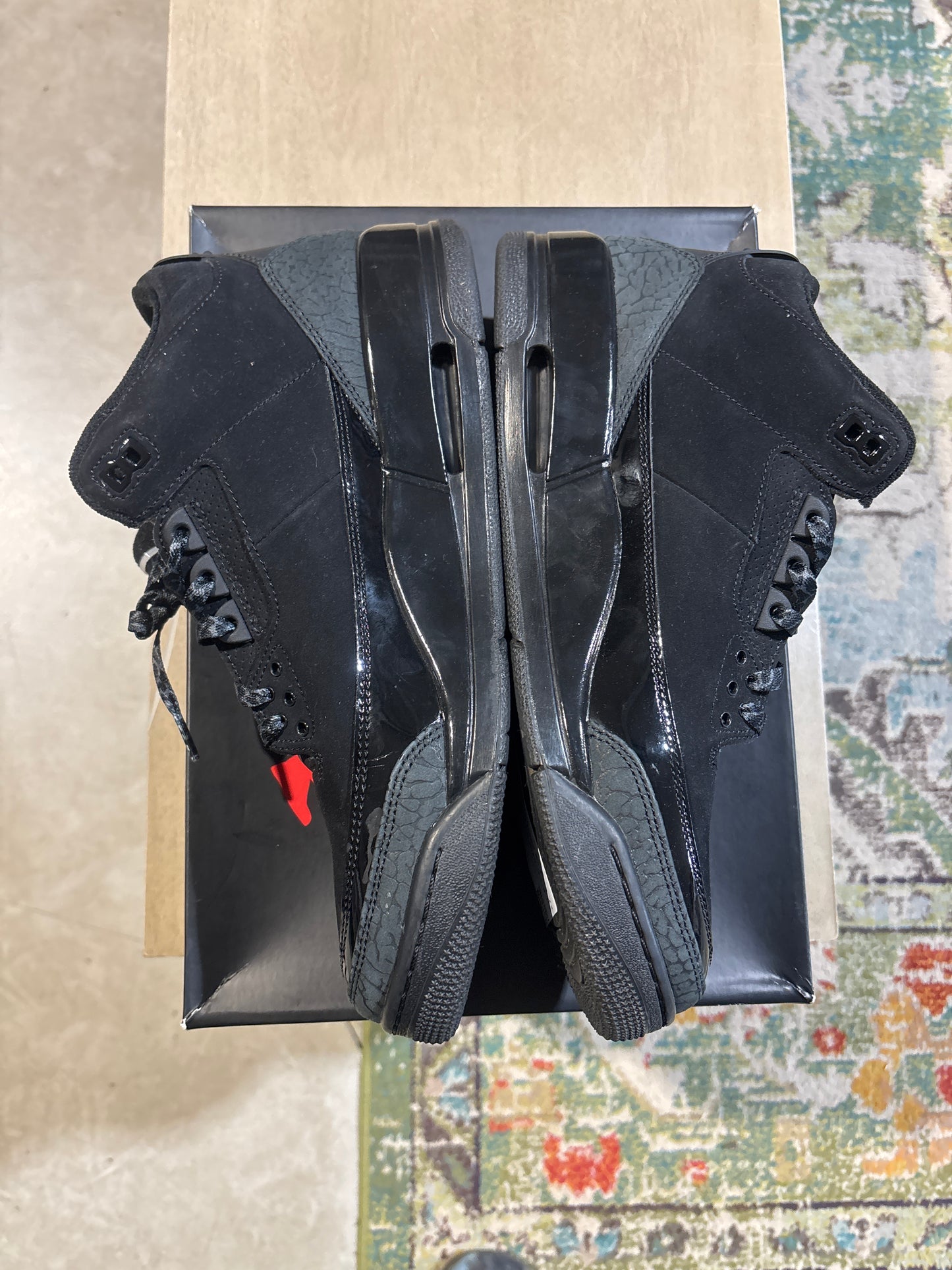 Jordan 3 Black Cat Used Sz 11.5  (1)