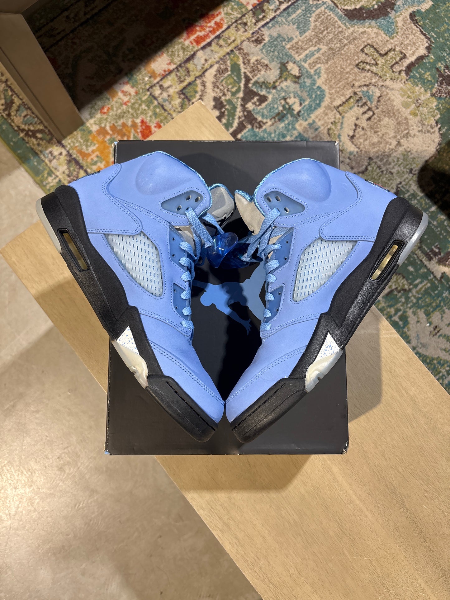 Jordan 5 Unc Blue Used Sz 11