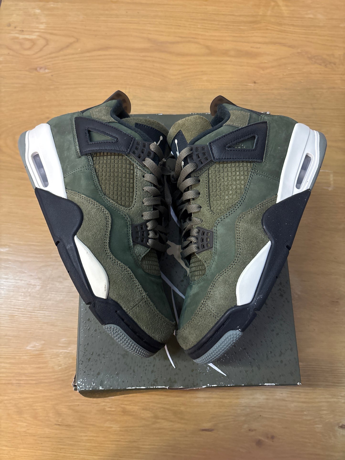 Jordan 4 Olive Craft Used Sz 10.5