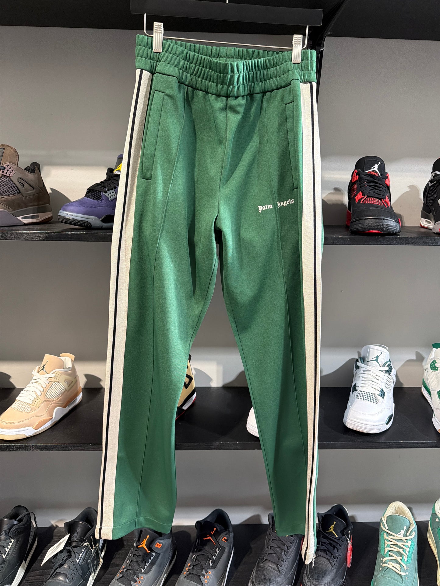 Palm Angels Green Track Pants Sz M