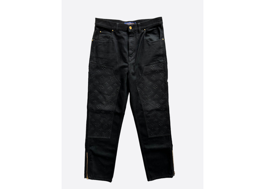 LV Black Carpenter Pants black
