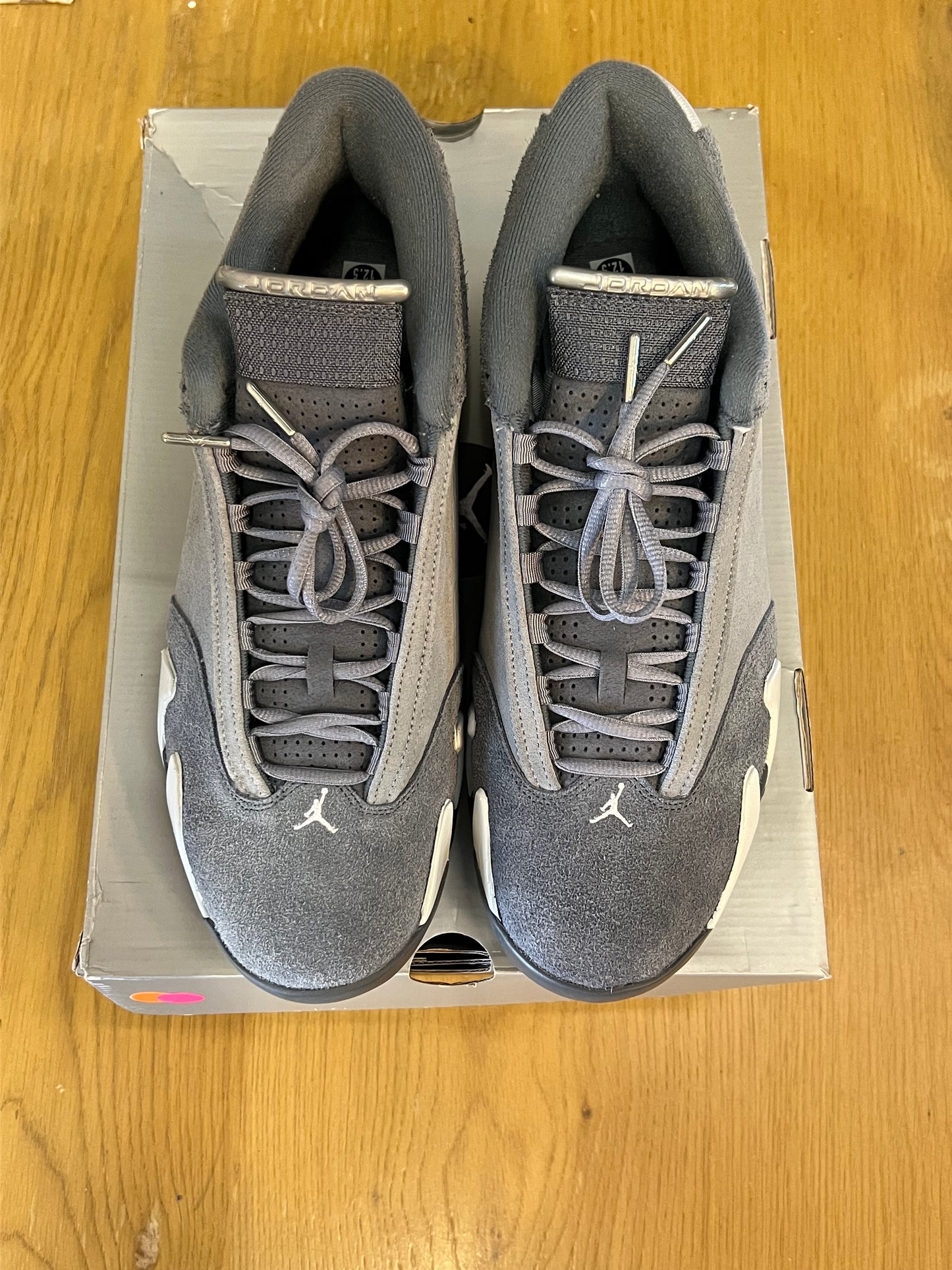 AIR JORDAN 14 RETRO FLINT GREY Used Sz 12.5